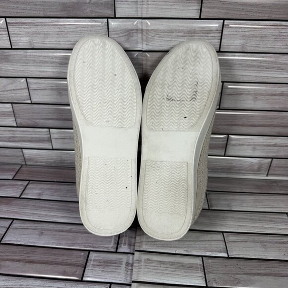 Kenneth Cole Reaction Women's Ivory Woven Bonnie Sneaker Shoe‎ SIze 6.5 - Picture 8 of 9